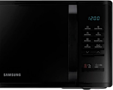 Микроволновая печь Samsung MS23K3513AK объём 23 л, 800 Вт, электронное управление, дисплей, кнопочные переключатели