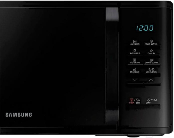 Микроволновая печь Samsung MS23K3513AK объём 23 л, 800 Вт, электронное управление, дисплей, кнопочные переключатели