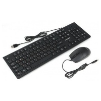 Клавиатура + мышь KBS-9050 {Проводной комплект, черный, 1,5 м, 104кл, 1000 DPI}