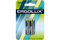 Батарея Ergolux Alkaline LR03 BL-2 AAA (2шт) блистер