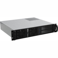 RM238-B-0 Корпус 2U Rack server черный, без питания(PS/2,mini-redundant), глубина 380мм, MB 9.6"x9.6"