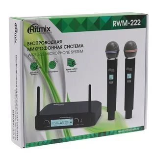 RWM-222 Black ручной микрофон, динамический, кардиоидный, 40-18000 Гц, 600 Ом, подключение через jack 6.3 мм, радио
