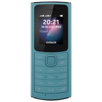 Телефон Nokia 110 4G Dual Sim Blue (TA-1543) экран 1.77", IPS, 240x320, 8 Гб встроенной памяти, стандарт связи: 2G, 3G, LTE, поддержка 2-х SIM-карт, аккумулятор 1020 мАч