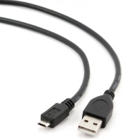 Cablexpert USB 2.0 Pro AM/microBM 5P, 3м, экран, черный (CCP-mUSB2-AMBM-10 )
