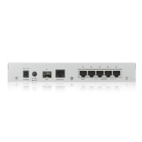 Межсетевой экран Zyxel NSG50 Nebula 4 порта Ethernet 1 Гбит/с, 1 uplink/стек/SFP (до 1 Гбит/с), USB-порт, 2048 МБ RAM, Firewall, DHCP-сервер, размеры 216 x 33 x 143 вес 1.04 кг