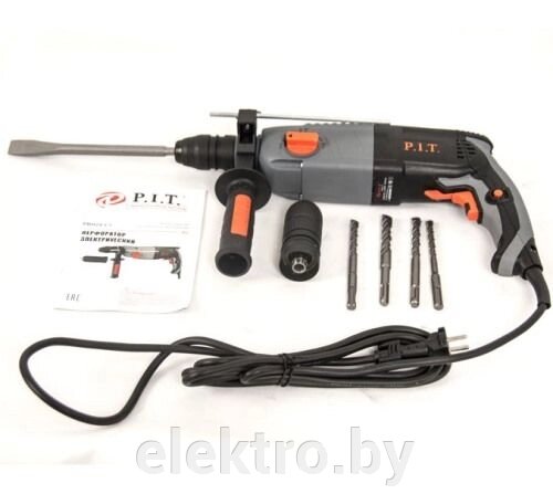 Перфоратор P.I.T. Мастер PBH24-C1 патрон:SDS-plus уд.:2.6Дж 850Вт (кейс в комплекте)