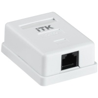 CS2-1C5EU-12 Настенная инф. розетка RJ45, кат.5Е UTP, 1-порт