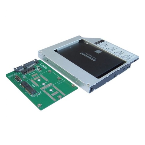 Сменный бокс для HDD/SSD SMNF2S SATA металл серебристый 2.5"