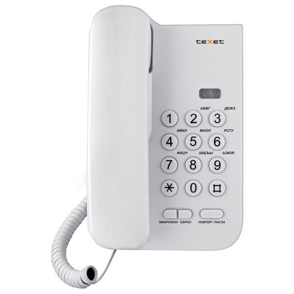Телефон Texet ТХ-212 светло-серый