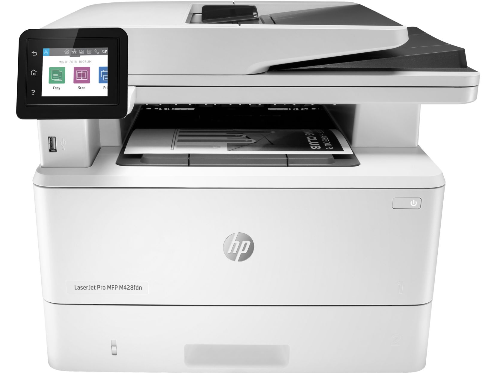 МФУ HP LaserJet Pro M428fdn (W1A32A) A4 Duplex Net белый/черный купить в  Липецке - Регард