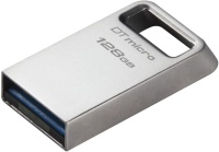 128Gb DataTraveler Micro DTMC3G2/128GB USB3.0 серебристый