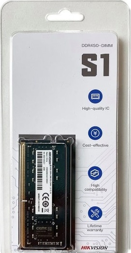 Оперативная память Hikvision S1 4GB DDR4 SODIMM PC4-21300 HKED4042BBA1D0ZA1/4G