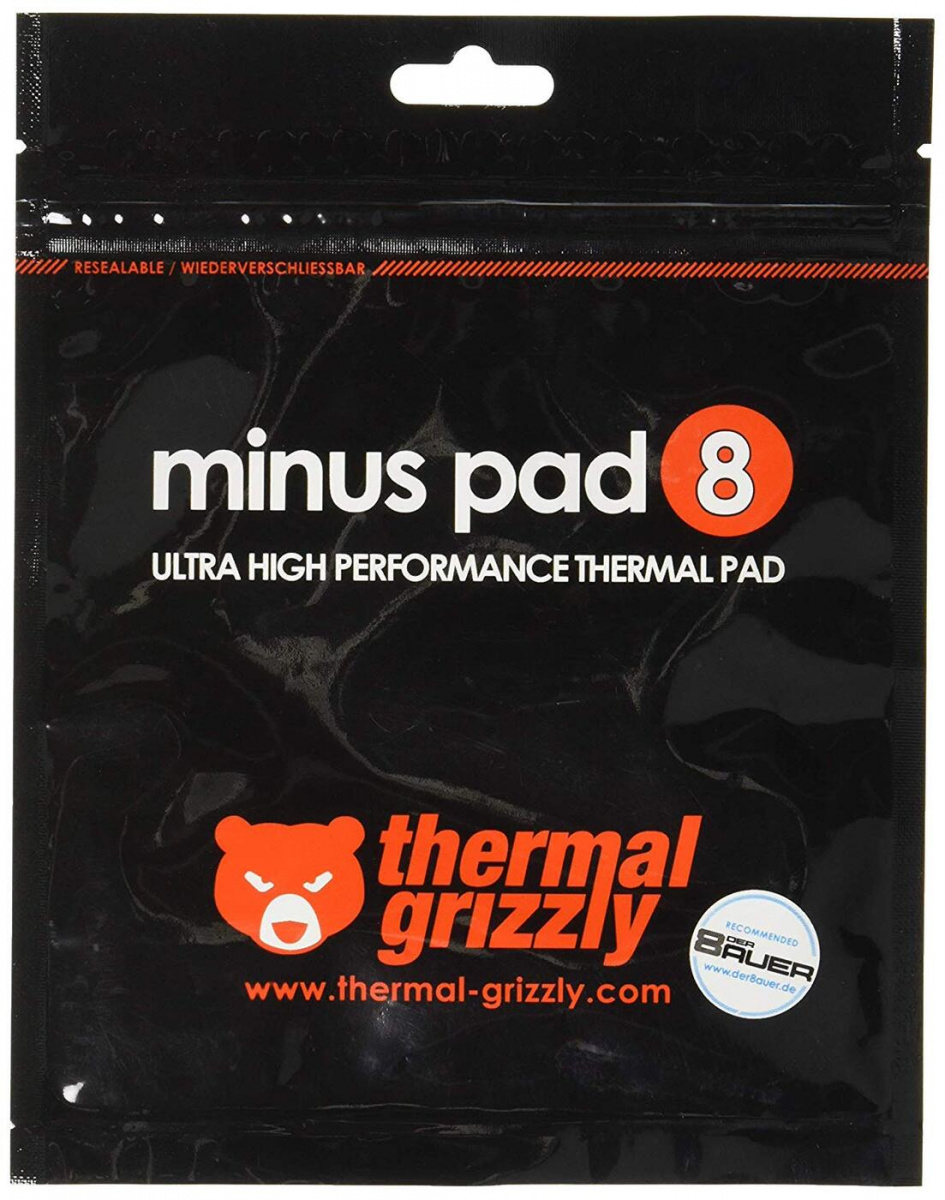 Grizzly minus pad 8. Thermal Grizzly Minus Pad. Термопрокладка Thermal Grizzly Minus Pad 8 [TG-mp8-120-20-10-1r]. Thermal Grizzly Minus Pad 8. Thermal Grizzly Minus Pad 8 30x30x0,5.