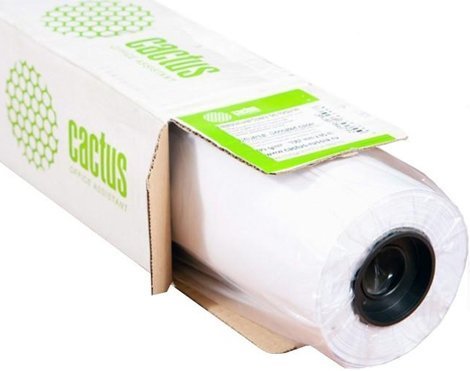 Бумага Cactus Eco CS-LFP80-914457E 36"(A0) 914мм-45.7м/80г/м2/белый CIE155% для струйной печати втулка:50.8мм (2") (упак.:1рул)