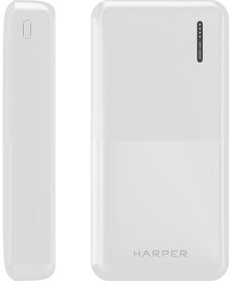 Аккумулятор внешний портативный PB-10011 White (10 000mAh; Тип батареи Li-Pol; Выход 5V/2,1A; LED индикатор)