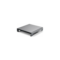 Satechi Type-C Aluminum iMac Stand with Built-in USB-C Data, USB 3.0, Micro/SD Card - Space [ST-AMSHM]
