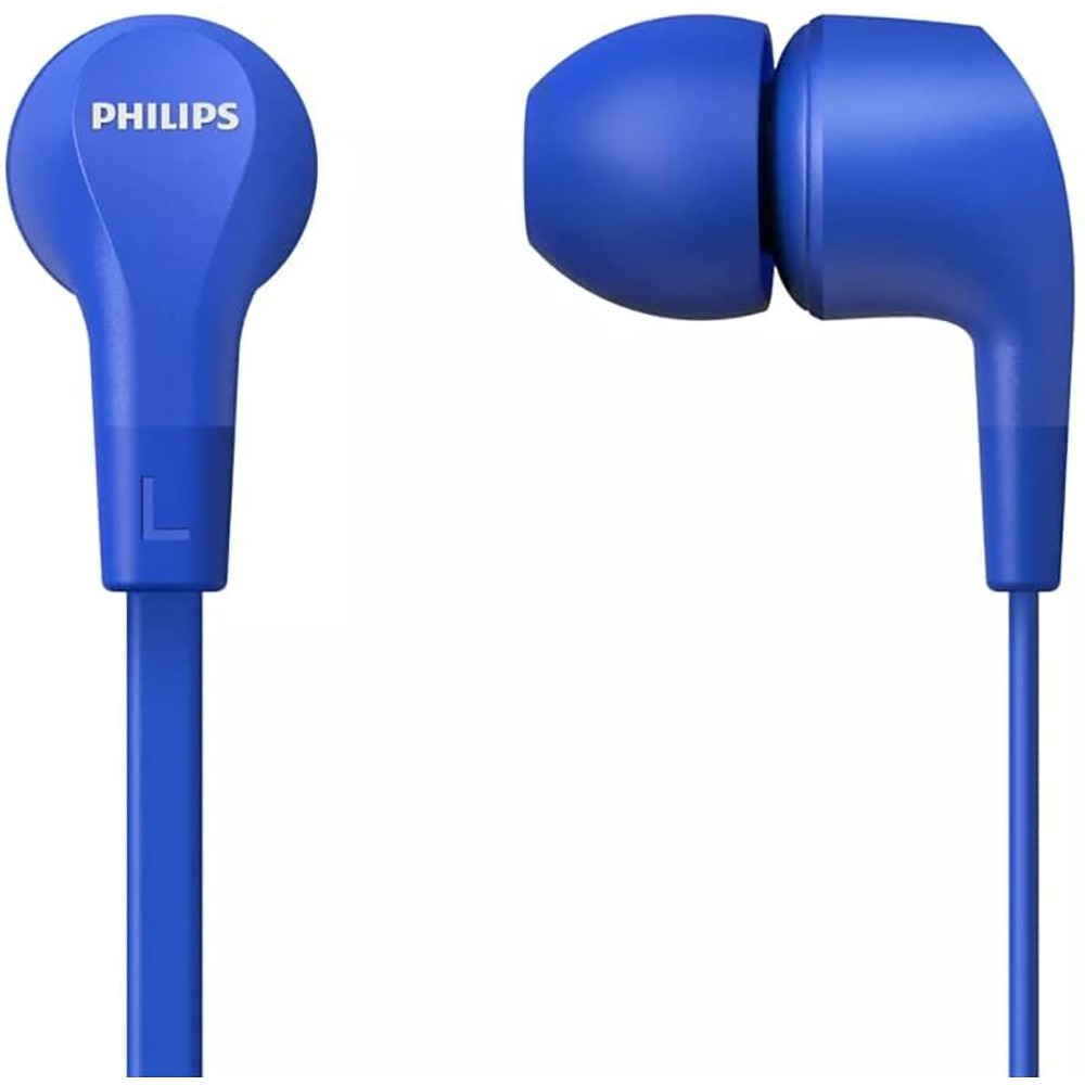 Наушники Philips TAE1105BL проводные с микрофоном, затычки, динамические  излучатели, подключение: mini jack 3.5 мм, диапазон частот: 20-20000 Гц,  импеданс: 16 Ом купить в Липецке - Регард