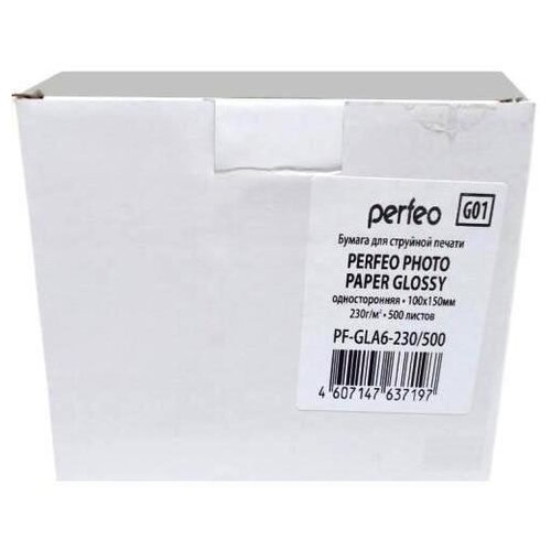 Фотобумага Perfeo PF-GLA6-230/500 глянцевая 500л, 10х15 230 г/м2