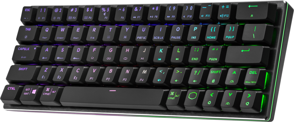 Клавиатура ru. Cooler Master sk. Клавиатура кулер мастер. Sk-652-gktr1. Red Switch Keyboard.