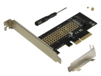 Переходник C300E,  PCI-E 4x->M.2 M-key NVMe SSD, тип 2230/2242/2260/2280, планки крепления в комплекте (31100)