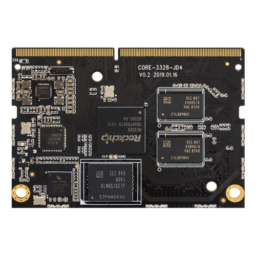 FireFly Core-3328-JD4 2Gb soldered with backplane Rockchip RK3328, 1500 МГц, 2 Гб, 8 Гб SSD, Mali-400 MP2, 1000 Мбит/с