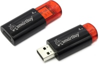 Smartbuy USB Drive 4Gb Click Black SB4GBCL-K