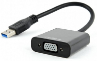Видео-адаптер USB3 – VGA , черный (AB-U3M-VGAF-01)