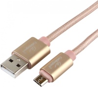 Cablexpert USB 2.0 CC-U-mUSB01Gd-1M AM/microB, серия Ultra, длина 1м, золотой, блистер