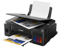 PIXMA G3410 (2315C009) МФУ (принтер/сканер/копир), цветная печать, A4, печать фотографий, планшетный сканер, ЖК панель, Wi-Fi
