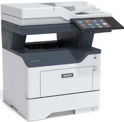 МФУ Xerox VersaLink B415 (принтер/сканер/копир), лазерная чёрно-белая печать, A4, двусторонняя печать, планшетный/протяжный сканер, ЖК панель, сетевой (Ethernet), AirPrint