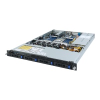 Gigabyte R152-Z30 1U, SP3, встроен в процессор, 16 x DDR4, 4 x 2.5"/3.5" SATA, 2xGigabit Ethernet (1000 Мбит/с), 650 Вт