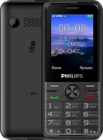 Мобильный телефонЕ6500(4G) Xenium черный моноблок 3G 4G 2Sim 2.4" 240x320 0.3Mpix GSM900/1800 FM microSD