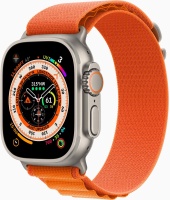 Смарт-часы APPLE Watch Ultra 2 A2986 49мм OLED корп.титан Alpine loop рем.оливковый разм.брасл.:L (MRF03LW/A)