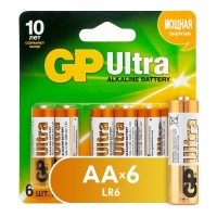 Батарейка GP Ultra Alkaline AA 4шт. блистер