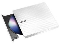 Внешний оптический привод ASUS SDRW-08D2S-U LITE White RTL DVD-RW DL, USB 2.0, скорость записи CD: 24x, DVD: 8x, белый