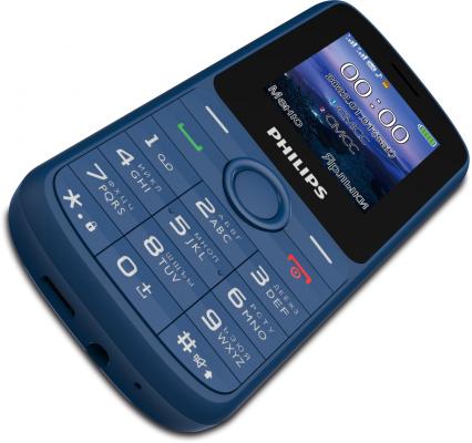 E2101 Xenium синий моноблок 2Sim 1.77" 128x160 GSM900/1800 MP3 FM microSD