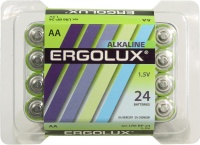 Батарейка Ergolux NEW LR6 Alkaline BP-24 (LR6 BP-24, (24 шт. в уп-ке)