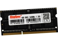 DDR3 4Gb 1600MHz Kingspec KS1600D3N13504G RTL PC3-12800 CL11 SO-DIMM 204-pin 1.35В