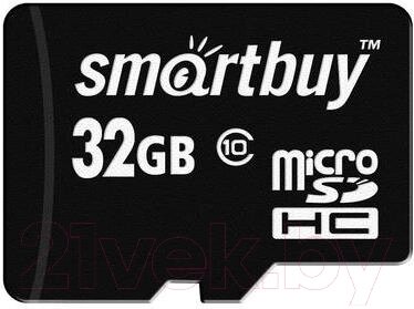 Micro SecureDigital 32Gb SB32GBSDCL10-01 {Micro SDHC Class 10, SD adapter}