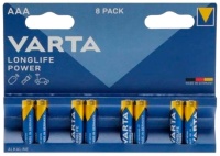 Батарейка Varta AAA LONGLIFE POWER (HIGH ENERGY) LR03 AAA BL8 Alkaline 1.5V 8 шт.