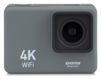 DiCam 810 максимальное разрешение видео: UHD 4K (3840x2160), экран: 2", карты памяти: microSD, интерфейсы: HDMI, USB, Wi-Fi