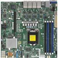 MBD-X11SCM-F-(B), OEM, Single socket H4, Dual GbE LAN with Intel i210-AT, 8 SATA3 (6Gbps) via C236; RAID 0, 1, 5, 10