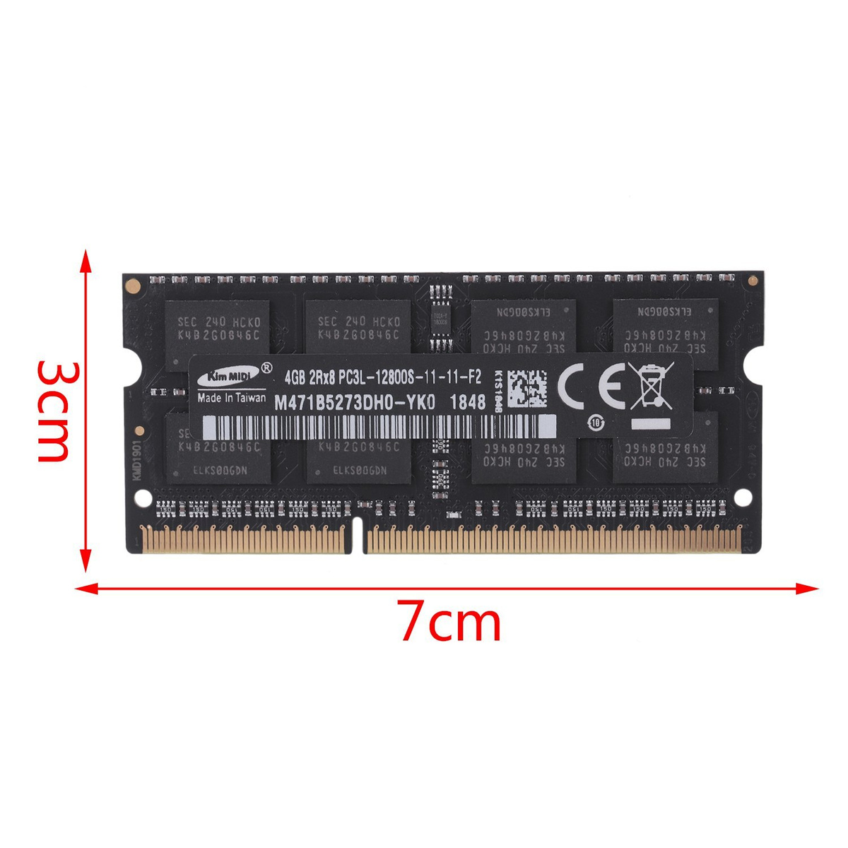 Single rank dimm. 4gb 1600 Kingston kvr16ls11/4.