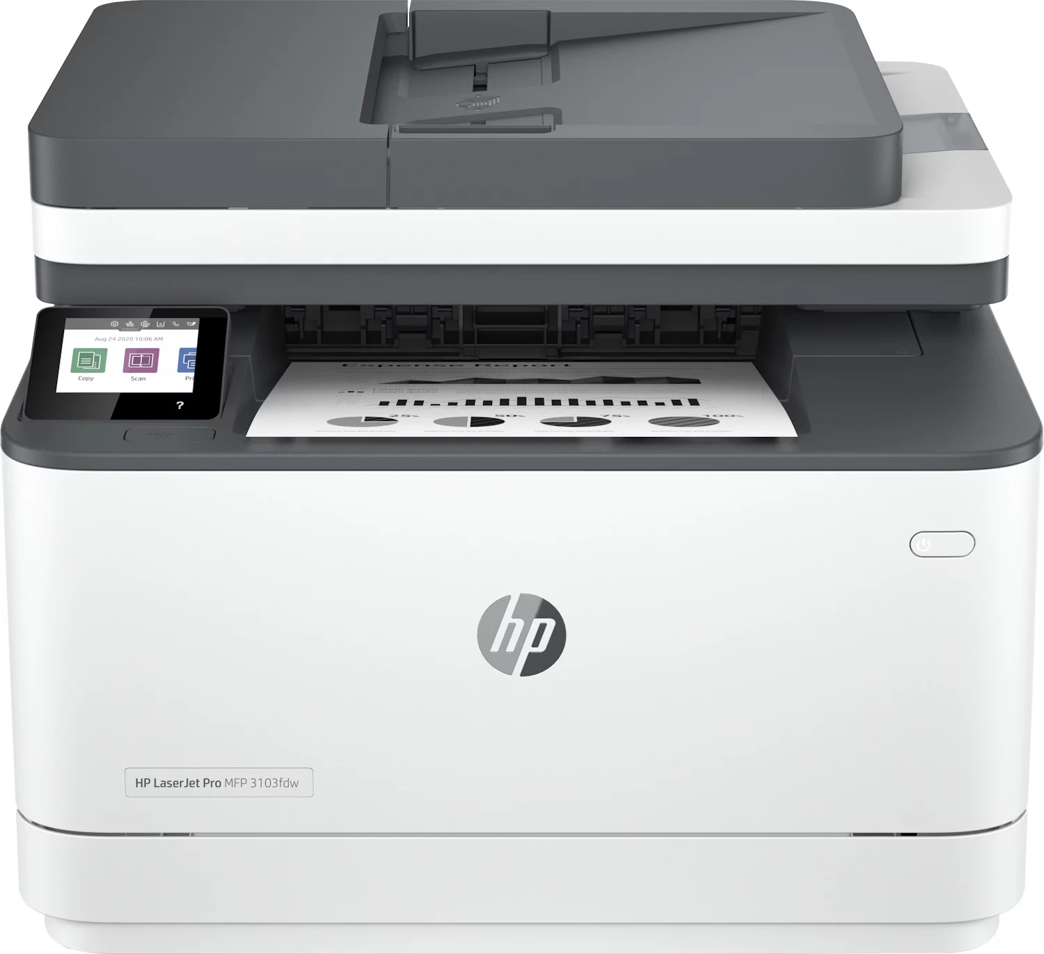 МФУ HP LaserJet Pro 3103fdw (3G632A) (принтер/сканер/копир), факс, лазерная  черно-белая печать, A4, двусторонняя печать, планшетный/протяжный сканер,  ЖК панель, сетевой (Ethernet), Wi-Fi, AirPrint купить в Липецке - Регард