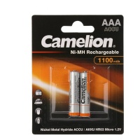 Аккумулятор Camelion AAA-1100mAh Ni-Mh BL-2 NH-AAA1100BP2, (2 шт. в уп-ке)
