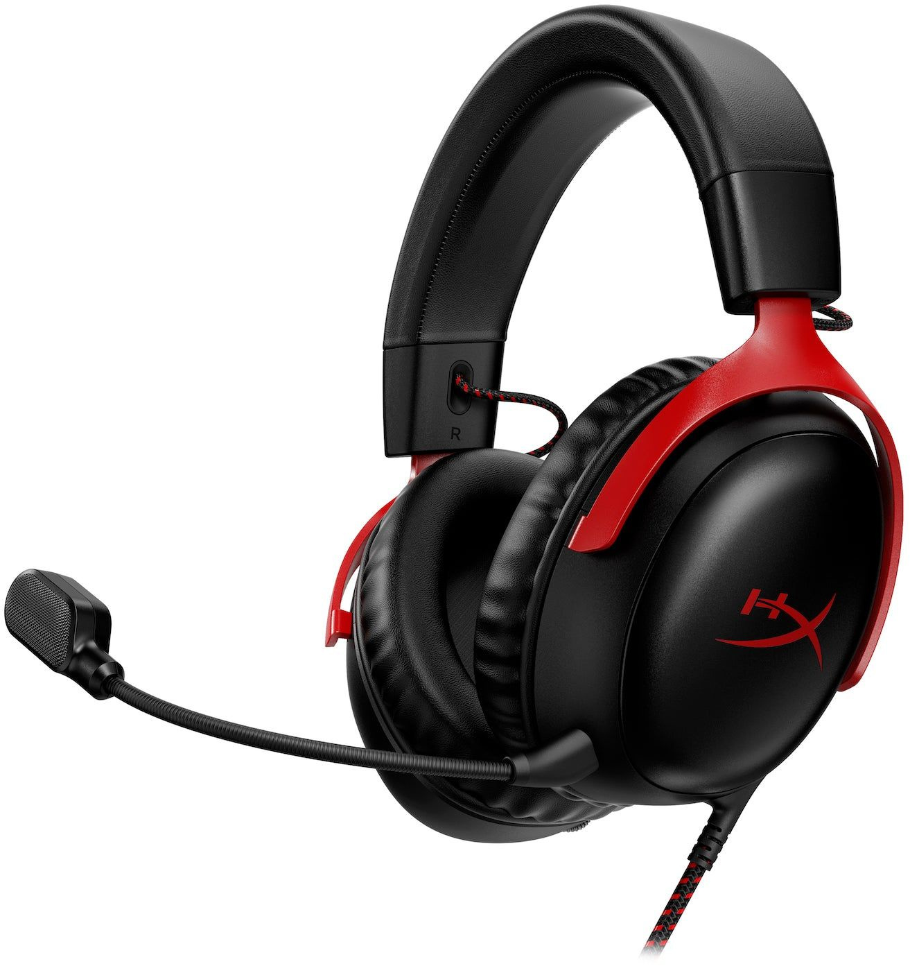 Наушники HyperX Cloud III Black/Red проводные с микрофоном, мониторные,  динамические излучатели, подключение: USB-C / mini jack 3.5 мм, диапазон  частот: 10-21000 Гц, импеданс: 64 Ом, регулятор громкости купить в Липецке  - Регард