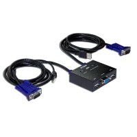 KVM-221/C1A 2-портовый KVM-переключатель с портами VGA и USB