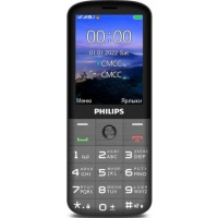 Мобильный телефон Philips Xenium E227 Dark Grey экран 2.8", TFT, 240x320, 32 Мб оперативной памяти, 32 Мб встроенной памяти, стандарт связи: 2G, поддержка 2-х SIM-карт, FM-радио, аккумулятор 1700 мАч