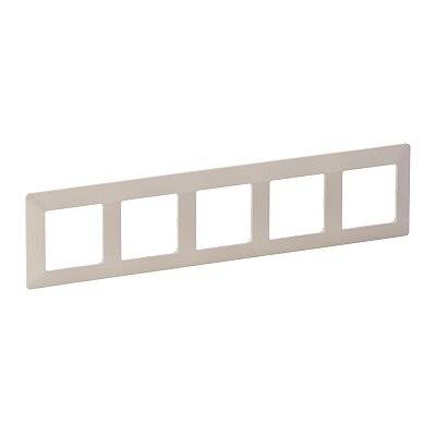 Рамка Legrand Valena Life 754045 накладная 5xMosaic горизонтальный монтаж поликарбонат слоновая кость
