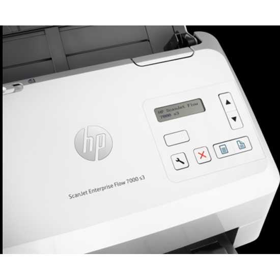 Сканер HP ScanJet Enterprise Flow 7000 s3 (L2757A) протяжный, датчик CIS, разрешение 600 dpi, макс. формат A4, интерфейсы: USB 3.0